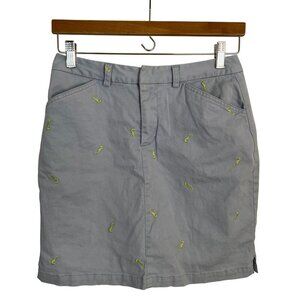 Caribbean Joe womens Light blue skirt, Size 4P